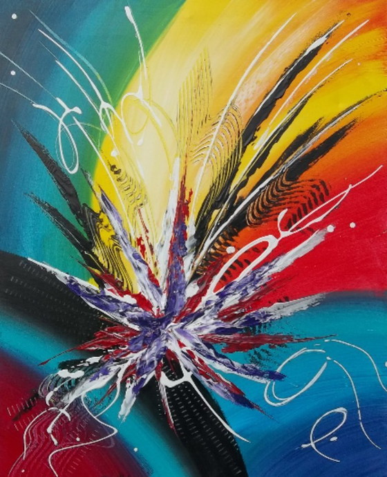 Image 1 of Unique paintings - Handmade - Painter 2Luss'Art - from 60 to 250 Euros - Free delivery -