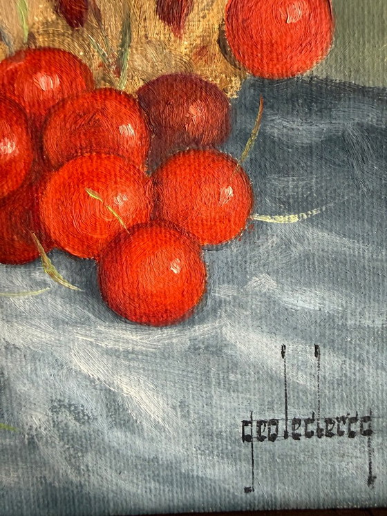 Antique painting, oil on canvas, signed – Paintings & Drawings, Wood (photo 4 of 10)