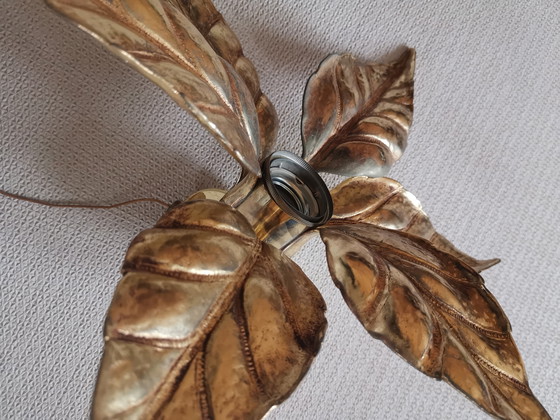 Image 1 of Bloemvormige wandlamp uit het midden van de 20e eeuw van Willy Daro, Hollywood Regency, vintage uit de jaren 70