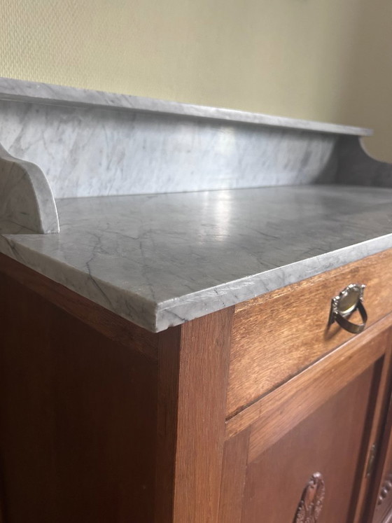 Mobile lavabo antico – Credenze, Marble, Wood (photo 4 of 5)