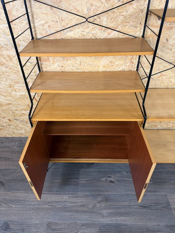 Jaren 60 70 Essen Wandrek Wall Unit Van WHB Duitsland Mid Century – Metal, Wood (photo 16 of 18)