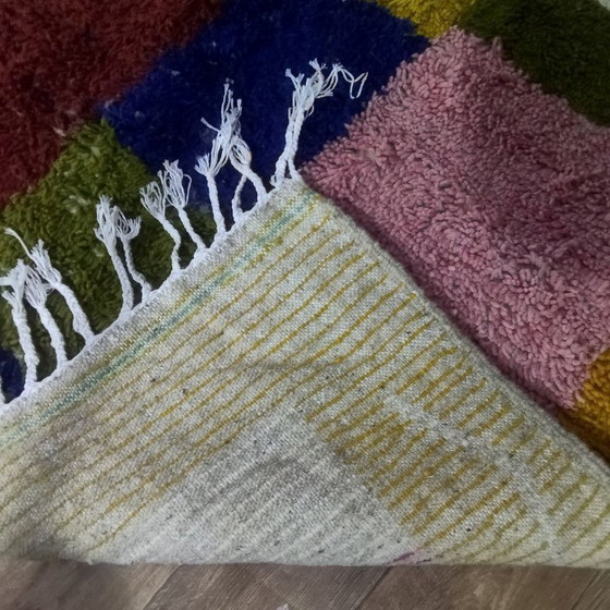 Image 1 of Colorful Abstract Moroccan Rug – Colorful Abstract Moroccan Berber Carpet | 300 × 213 cm