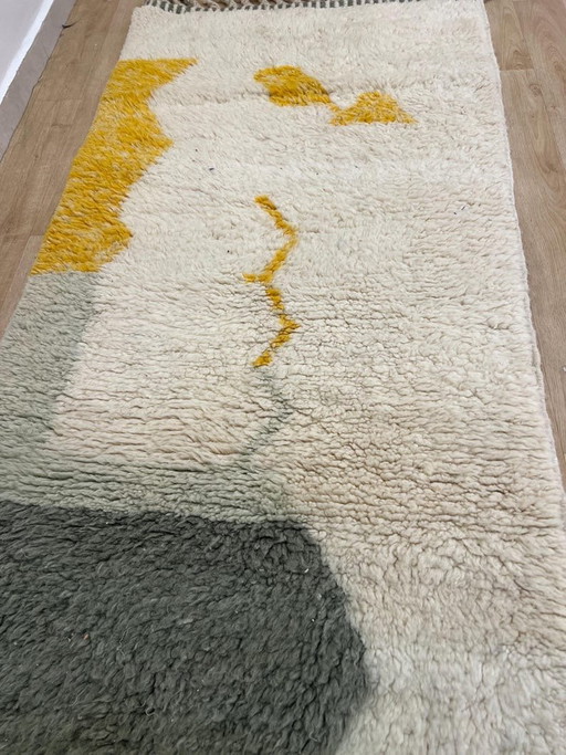 Alfombra de pasillo auténtica hecha a mano, tamaño 150/350 cm.