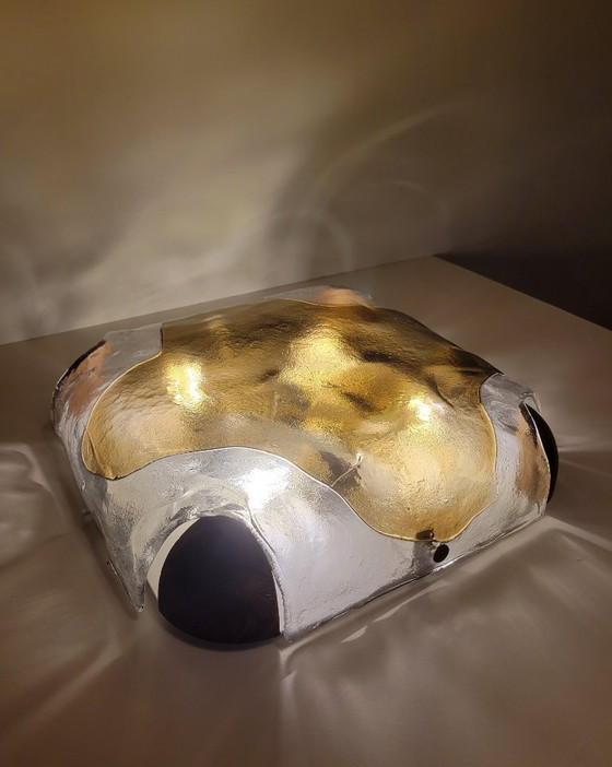 Image 1 of Gran lámpara de techo o de pared de cristal de Murano de Kaiser Leuchten