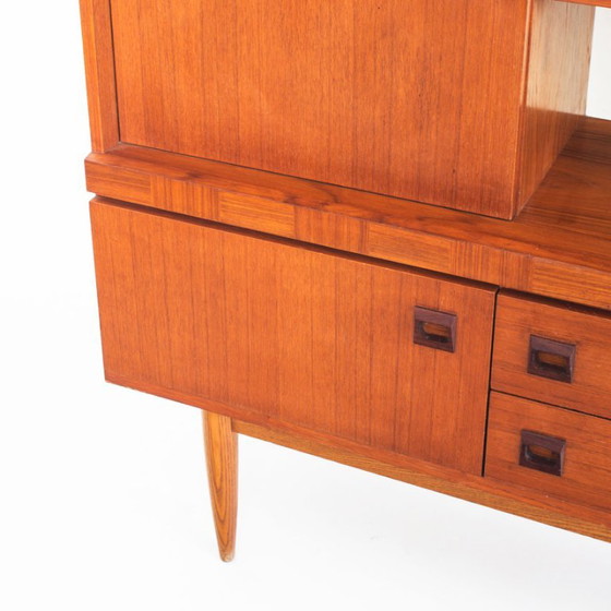 Credenza vintage in stile scandinavo. Legno di teak. Francia, anni '60. – Credenze alte, Wood (photo 12 of 13)