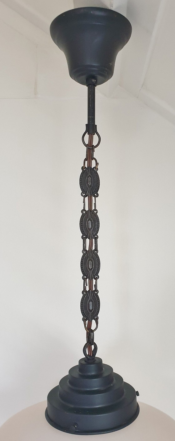 Image 1 of Unique Art Deco pendant lamp from the 1930s.
