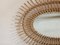 Specchio da parete ovale vintage in rattan, anni '70 – Glass, Organic Modern (photo 6 of 10)