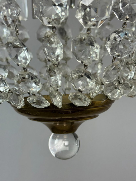 Lustre décoratif en cristal “Strawberry” style Josef Frank, design Mid-Century, années 60 – Suspensions (photo 10 of 20)