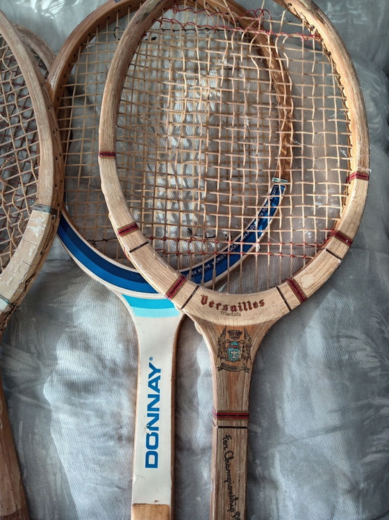 4 racchette da tennis vintage in legno – Donnay, Oggetti decorativi, Tessile (photo 2 of 7)