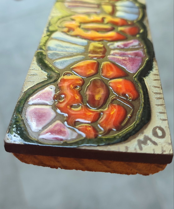 Image 1 of Friso de cerámica esmaltada Madeleine Osmont