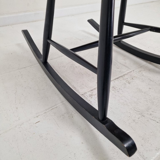 Image 1 of Sedia a dondolo disegnata da Ilmari Tapiovaara per Asko, Finlandia, anni '60