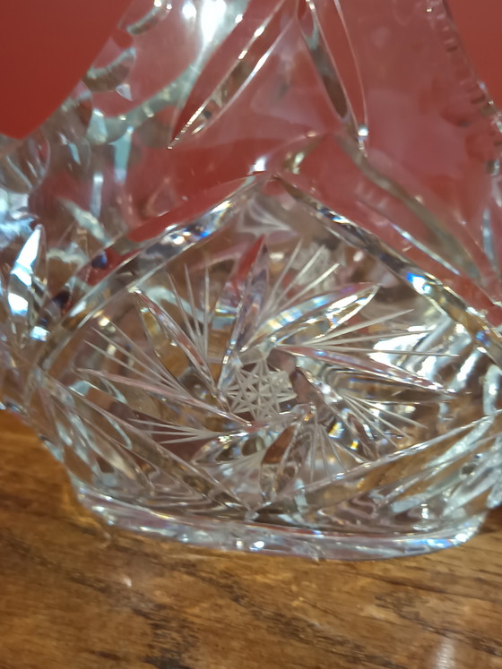 Set di 2 cestini vintage in cristallo tagliato. – Oggetti decorativi, Crystal (photo 8 of 9)