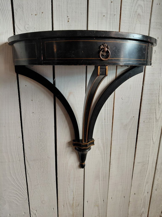 Console Mural – Hekman, Wood, Brass (photo 4 of 11)