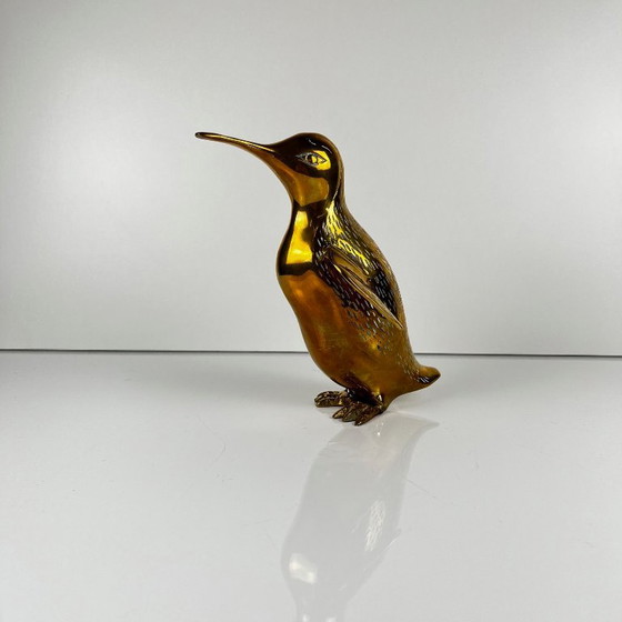 Brass penguin sculpture, Hollywood regency style - Midcentury modern – Decorative Objects (photo 7 of 13)