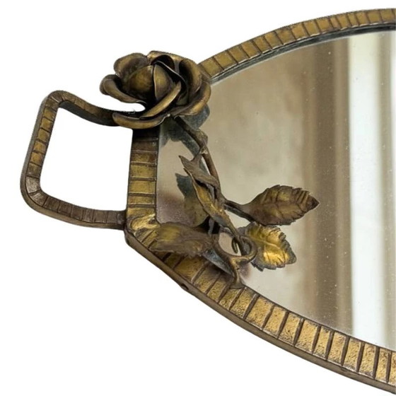 Garnitura da tavola francese antica in bronzo con specchio – Parigi, XIX secolo – Stoviglie, Bronze (photo 4 of 15)