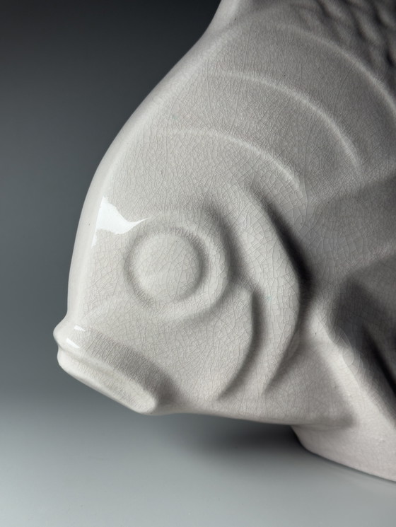 Image 1 of Lejan Art Deco Ceramic Fish Sculpture
France, circa 1930s