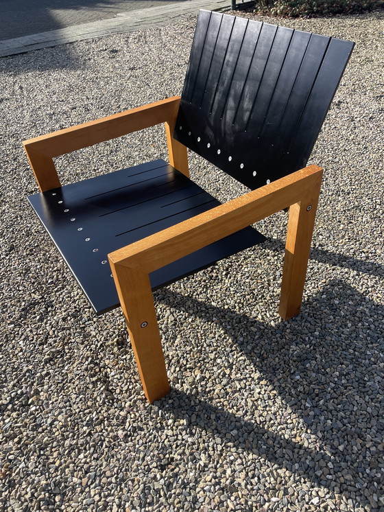 Image 1 of Slit Chair - Bernt Petersen voor Carl Hansen Denemarken.