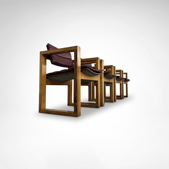 Image 1 of Fauteuil van Ate van Apeldoorn voor Houtwerk Hattem 1970, set van 4