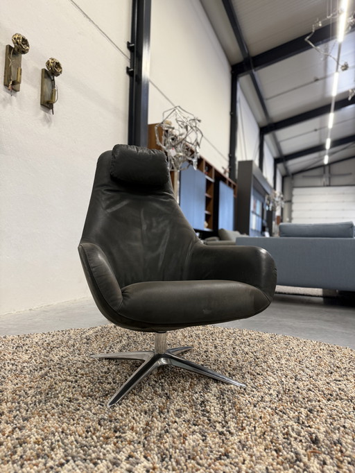 Pode Spot Two Draaifauteuil Neron Cumin Leer