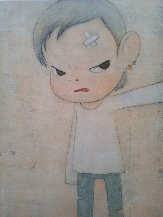 Image 1 of Dopo Nara Yoshitomo, Boy, anni '90, litografia in edizione limitata