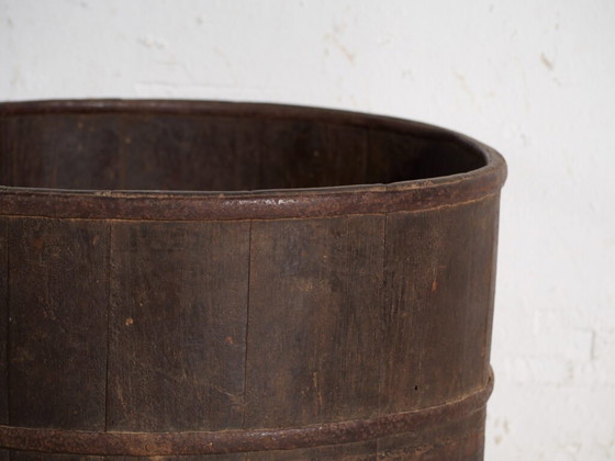 Secchio in legno antico – Cina, circa 1900 – Oggetti decorativi, Wood, Iron, Rustic (photo 17 of 40)