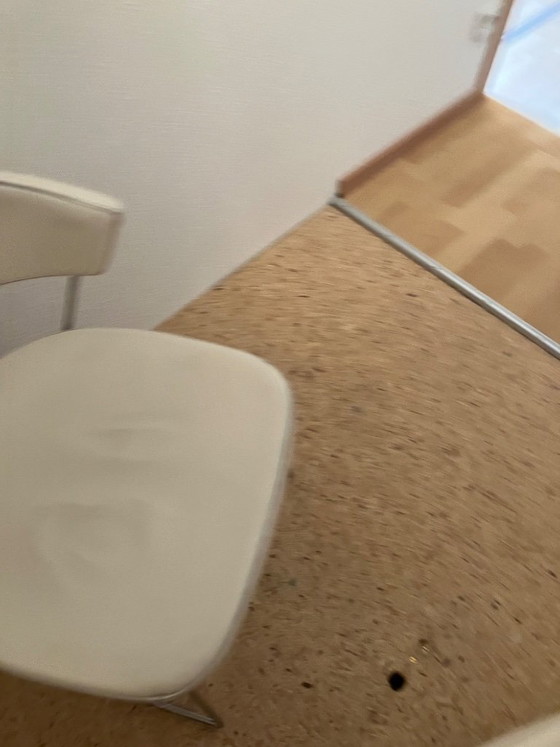 Image 1 of Two original Calligaris New York chairs! Italian designer chairs! White!