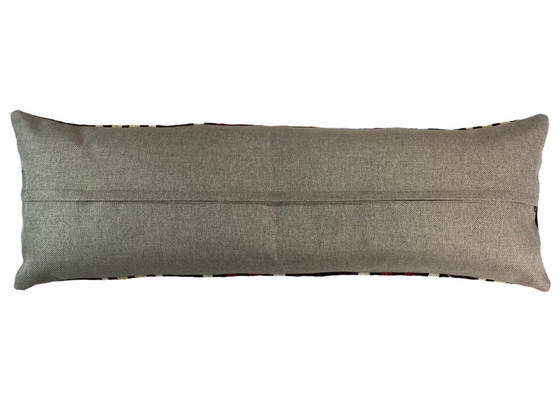 Image 1 of Housse de coussin unique en kilim et tapis – 120 x 40 cm