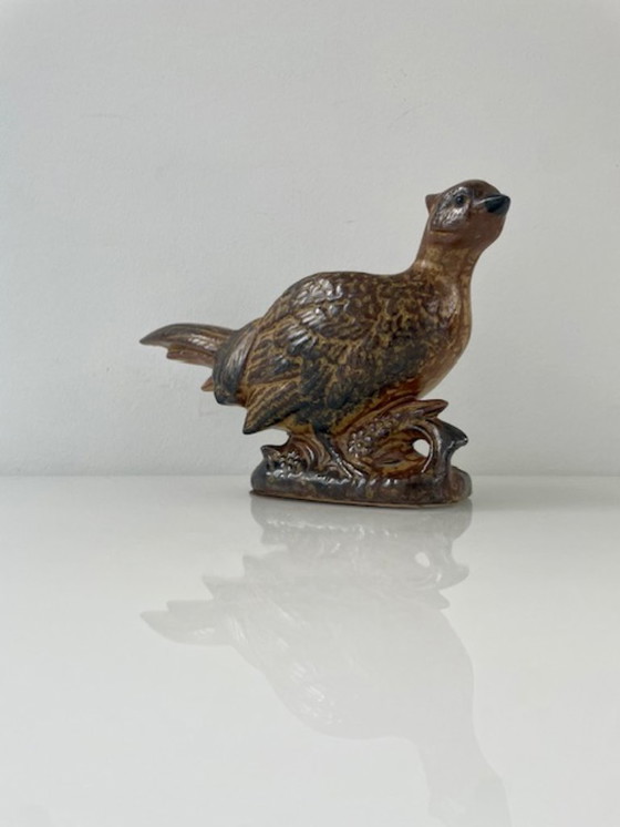 Image 1 of Pot de fleurs vintage figuratif en forme de faisan