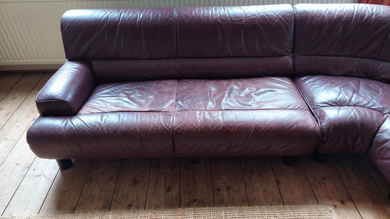 Image 1 of Canapé d'angle en cuir vintage De Sede DS18