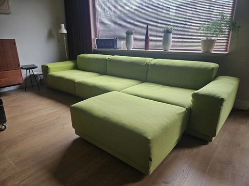 Vitra modulares Softsofa mit Hocker