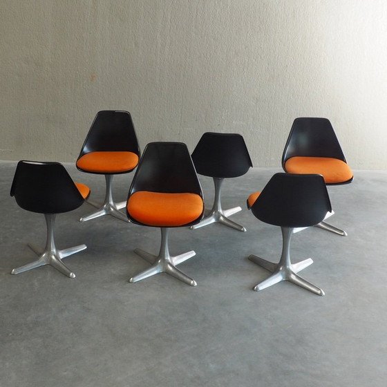 Image 1 of Space Age dining set by Maurice Burke for Arkana