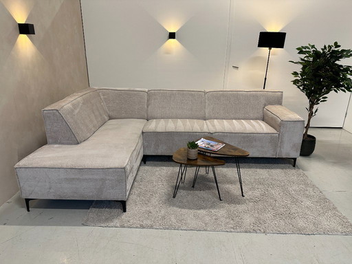 Canapé d'angle beige 285x190cm