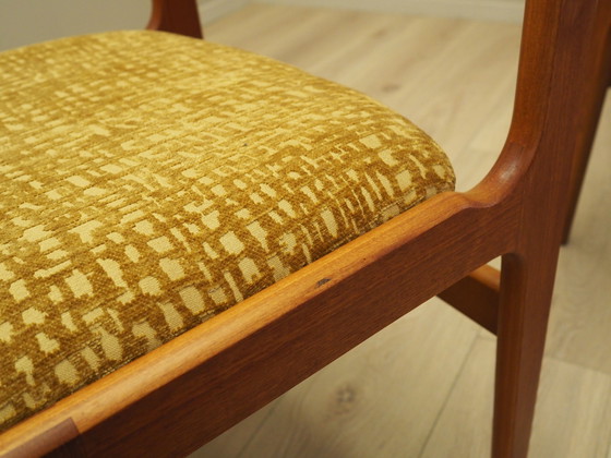 Image 1 of Satz von sechs Stühlen aus Teakholz, Dänisches Design, 1970er Jahre, Produktion: Dänemark