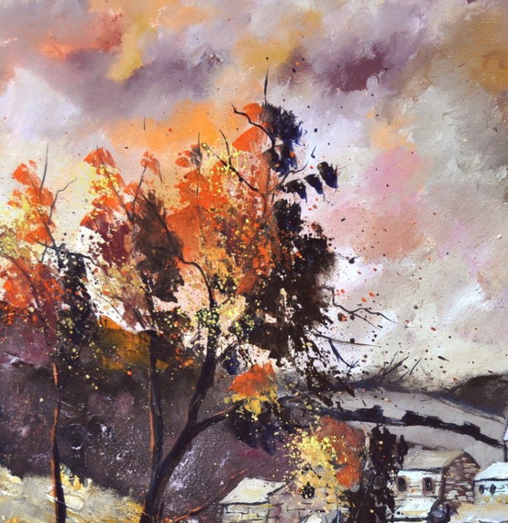 Villaggio in autunno – Arte, Canvas (photo 2 of 5)