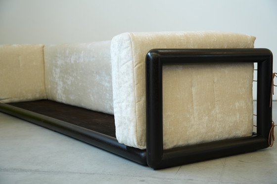 Image 1 of 1973 "Cornaro" Sofa & Fauteuil Set door Carlo Scarpa voor Gavina - Iconisch Italiaans Modernistisch Ontwerp