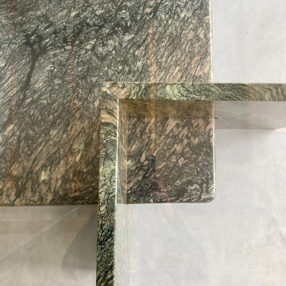 Image 1 of Large Sicilian Marble Italian Design Coffee Table
