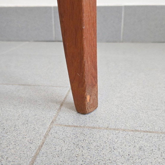 Image 1 of PRACHTIGE VINTAGE SALONTAFEL UIT DE JAREN 60, GEMAAKT VAN BEUKENHOUT, ROTAN, MESSING EN GLAS