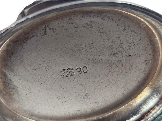 Image 1 of Zilverstad - coal scuttle with scoop - silver-plated - 80s