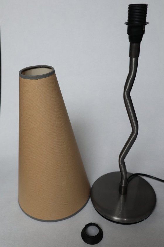 Image 1 of IKEA Antimon Tall Zigzag Squiggle Tafellamp Typ: B9303 10082