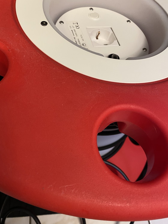 Image 1 of In- Outdoor Leuchte Kabelrolle Linea Light Italy 90‘s Kunststoff Design