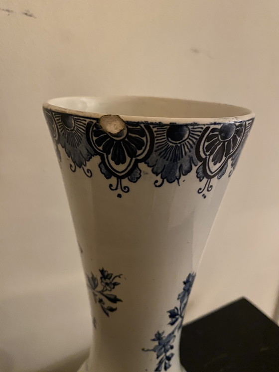 Image 1 of Delfts blauwe vaas 32cm hoog