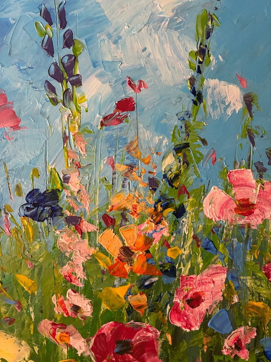 Field of Flowers – Paintings & Drawings, Canvas (photo 9 of 12)