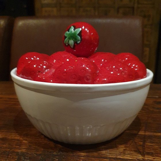 Image 1 of Fruttiera o barattolo per biscotti in ceramica