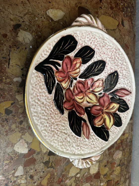 Image 1 of Vallauris ceramic centerpiece / fruit basket / empty pocket - 1960s