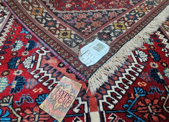 Image 1 of Hand-knotted Persian wool Yalameh rug runner Mint 81x193cm