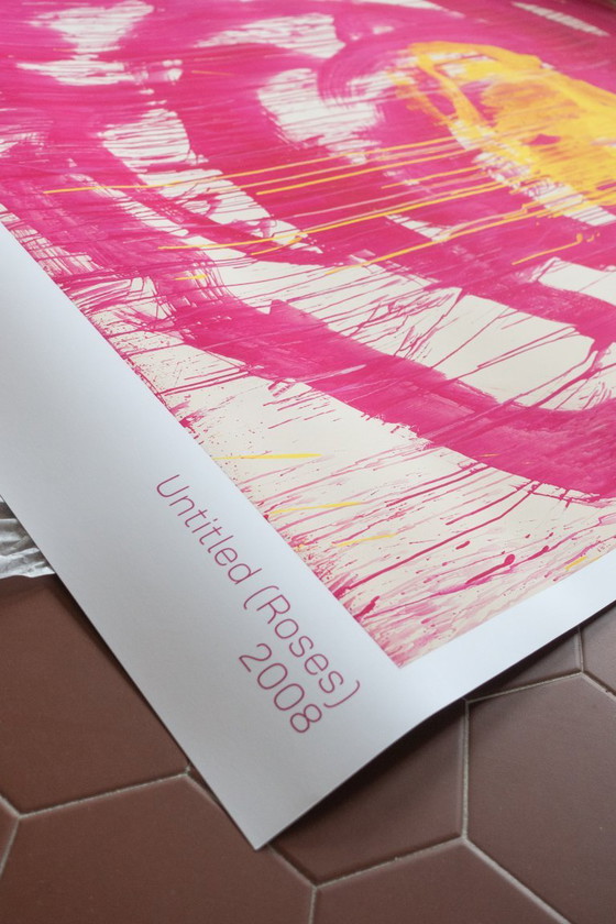Cy Twombly "Untitled" (Roses) 2008 - Poster 70 × 100 cm I, Art, Paper, Creme, Abstract (photo 9 of 13)