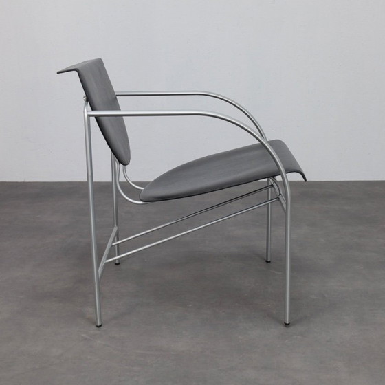 Image 1 of Coppia di poltrone in pelle Kokatu di M.A. Cigan per Akaba, Spagna, anni '80