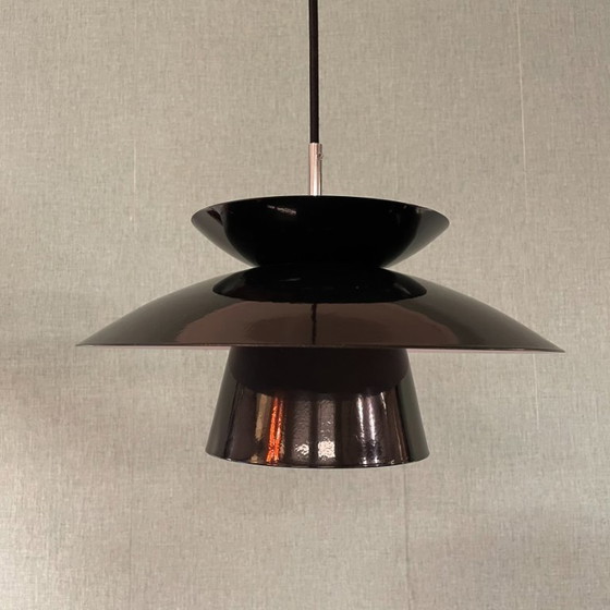 Image 1 of Halo Design Pendant Lamp - Black