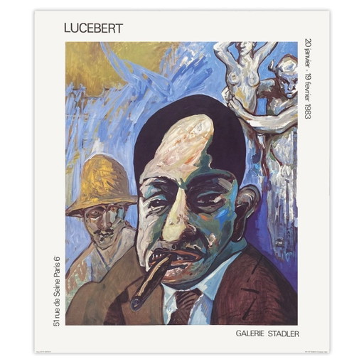 LUCEBERT Expo 83 - Galerie Stadler poster 1983
