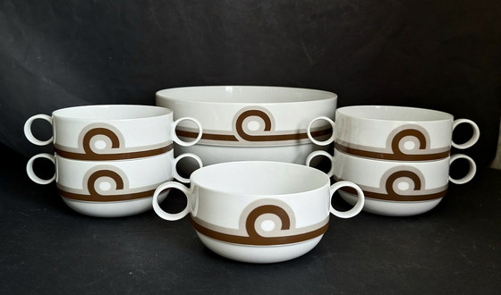 Image 1 of Rosenthal Studio-Linie Duo Baltic special edition 100 years of Rosenthal. Ambrogio Pozzi 1979.
